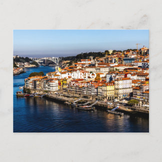 Porto, portugal postcard
