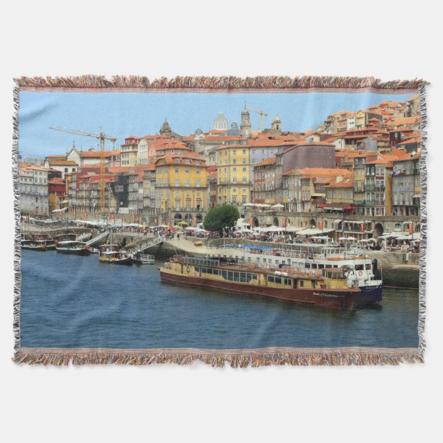 Porto, Portugal Throw Blanket (Front)