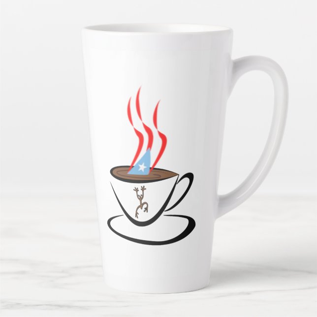 Porto Rico Aroma Coffee Latte Mug (Droite)