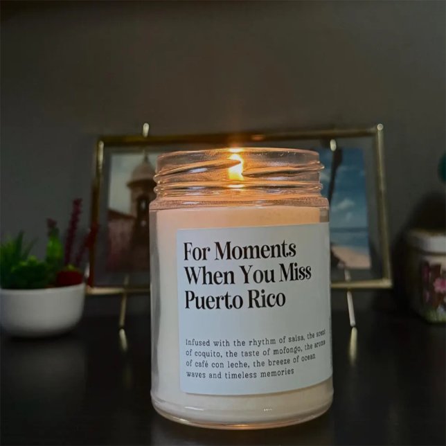 Porto Rico Candle Étiquette (Créateur téléchargé)