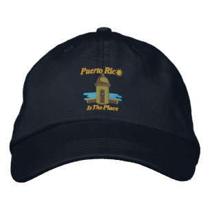 Porto Rico Est Le Casquette Brodé