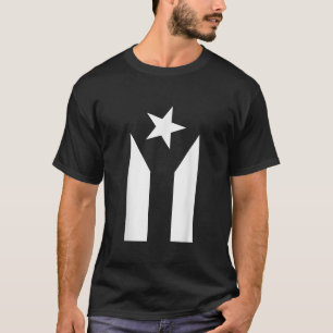 Porto Rico Manifestation du drapeau noir T-shirt