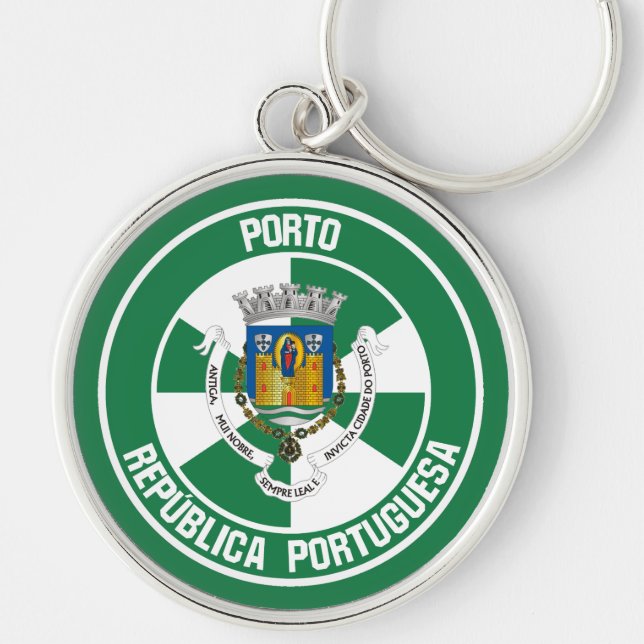 Porto Round Emblem Keychain (Front)