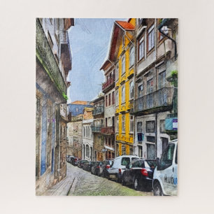 Porto Streets Portugal  Jigsaw Puzzle