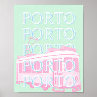Porto Travel Art, Portugal Travel Art, Pastel