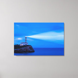 Portocolom Lighthouse Canvas Print