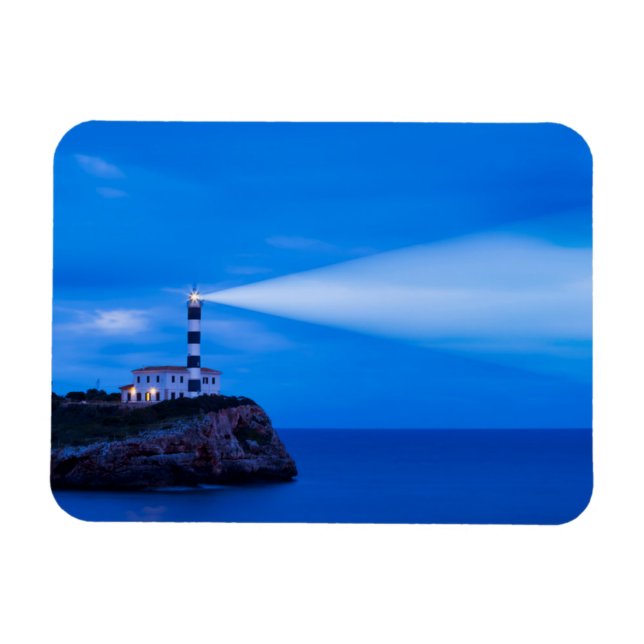 Portocolom Lighthouse Magnet (Horizontal)