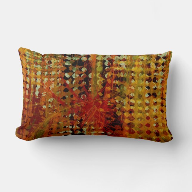 Portofino Abstract Lumbar Pillow (Front)