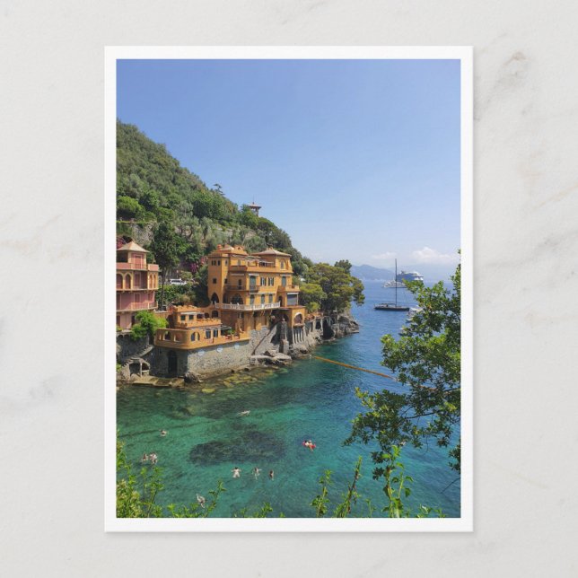 Portofino Baia Cannone Postcard (Front)