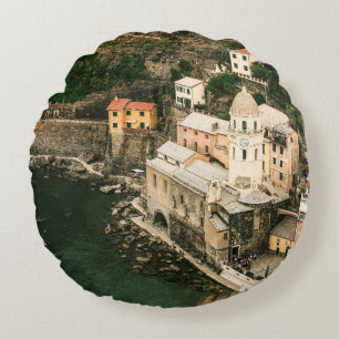 PORTOFINO ITALY ROUND PILLOW