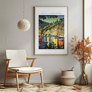 Portofino Italy Scenic Art Print Poster