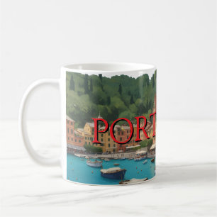 Portofino Mug Italian Riviera Seaside Coffee Cup