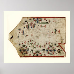 Portolan chart of the Mediterranean (circa 1580)