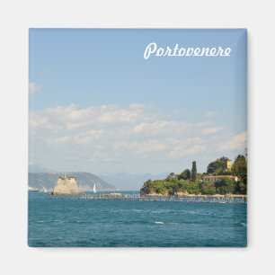 Portovenere harbour, Italy travel souvenir Magnet