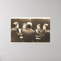 Portrait à cinq voies de Duchamp toile étirée