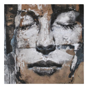 portrait, abstraction, watercolor, art, decor, po photo print