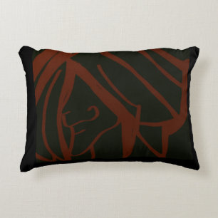 Portrait accent pillow