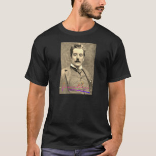 Portrait and Signature of Giacomo Puccini T-Shirt