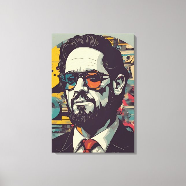 Portrait Art  Canvas Print (Front)