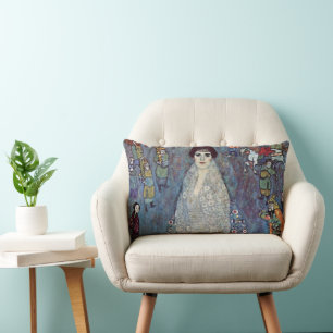 Portrait Baroness Elisabeth Bacchofen Echt, Klimt Lumbar Pillow