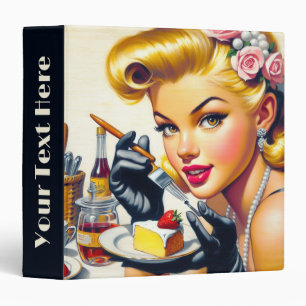 Portrait Beautiful Pin Up Binder