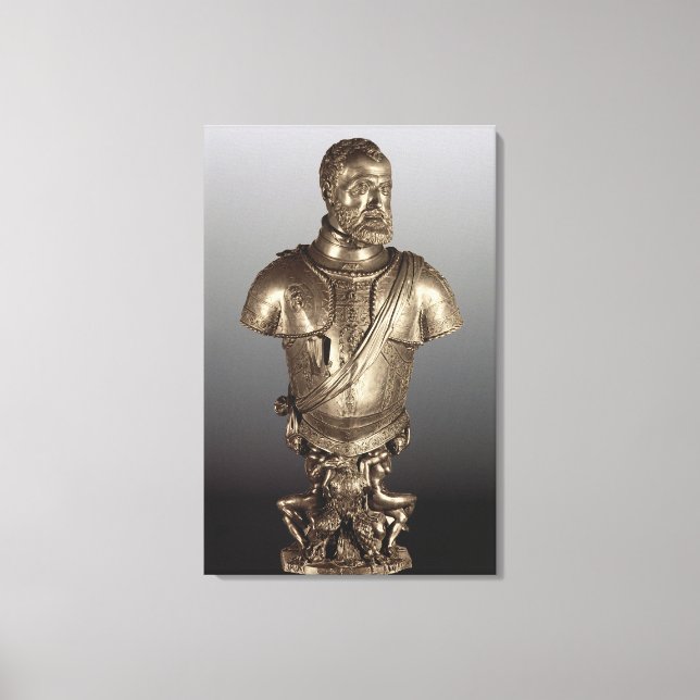 Portrait bust canvas print (Front)