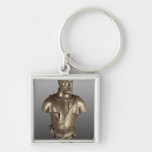 Portrait bust keychain