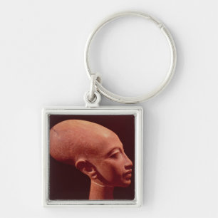Portrait bust of a daughter of King Akhenaten Keychain