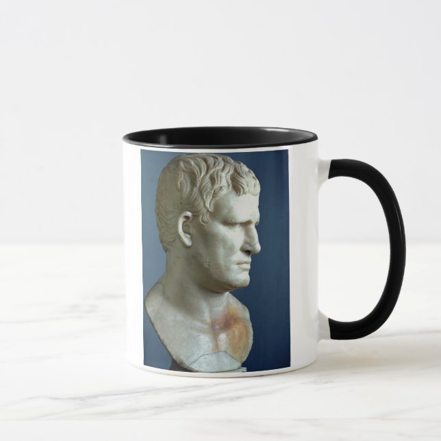 Portrait bust of Agrippa (63-12 BC) Roman (marble) Mug (Right)