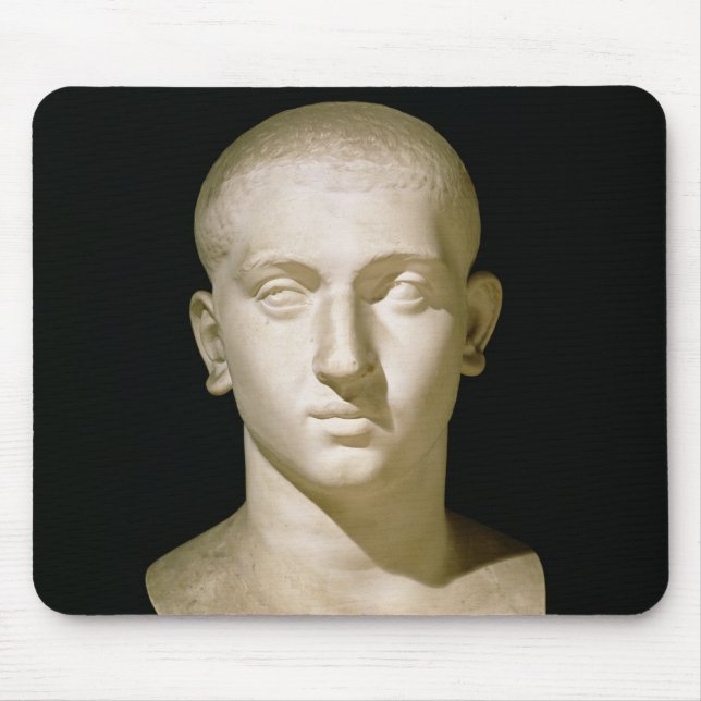 Portrait bust of Emperor Severus Alexander Mouse Pad (Front)