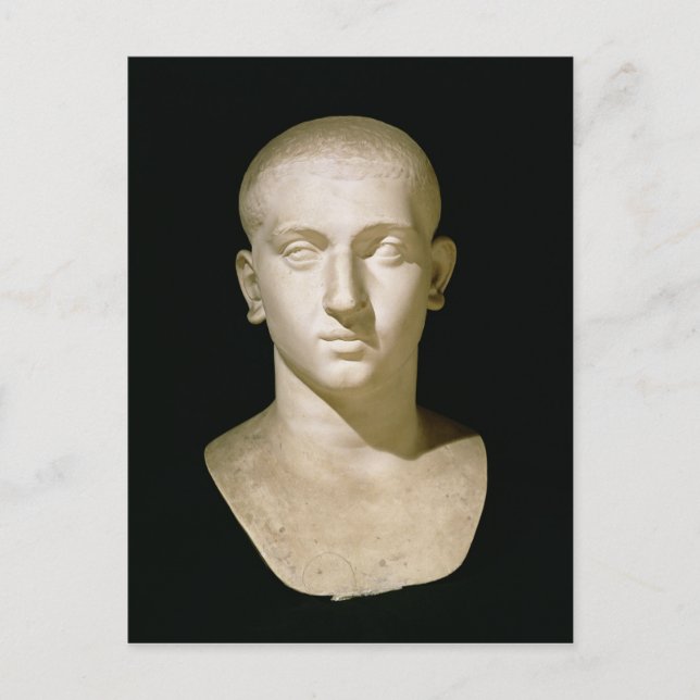 Portrait bust of Emperor Severus Alexander Postcard (Front)
