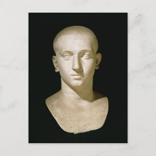 Portrait bust of Emperor Severus Alexander Postcard