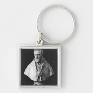 Portrait bust of Francois d'Escoubleau Keychain