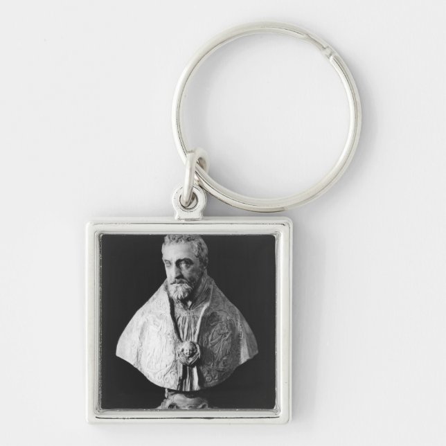 Portrait bust of Francois d'Escoubleau Keychain (Front)