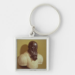 Portrait bust of Jean de Bologna 1608 Keychain