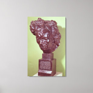 Portrait Bust of Ludwig van Beethoven  1901 Canvas Print