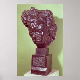 Portrait Bust of Ludwig van Beethoven  1901 Poster