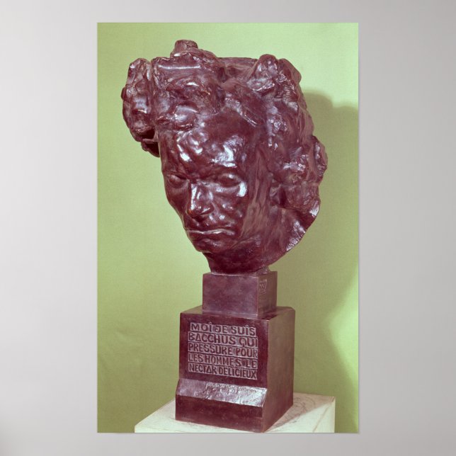 Portrait Bust of Ludwig van Beethoven  1901 Poster (Front)