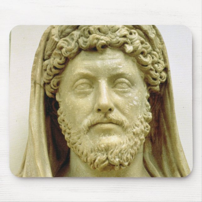 Portrait bust of Marcus Aurelius Mouse Pad (Front)
