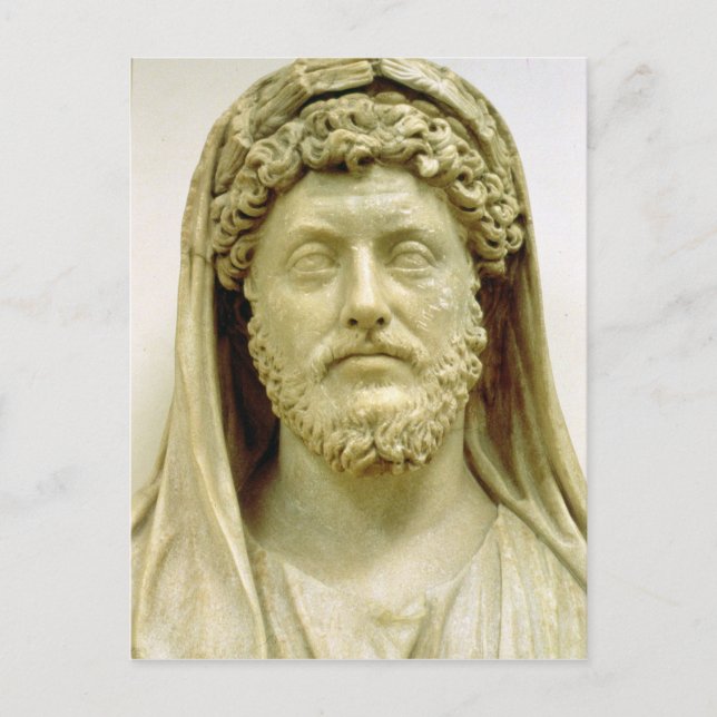 Portrait bust of Marcus Aurelius Postcard (Front)