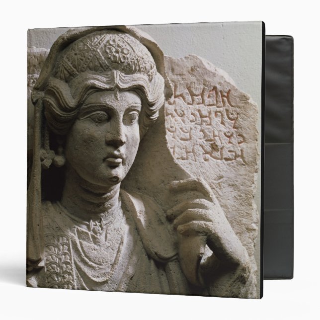 Portrait bust tomb relief, Roman, c.2nd/3rd centur Binder (Front/Inside)
