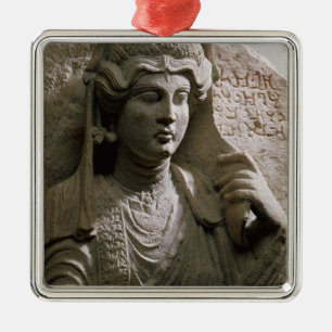 Portrait bust tomb relief, Roman, c.2nd/3rd centur Metal Ornament