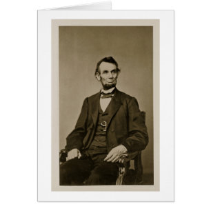 Portrait d'Abraham Lincoln (1809-65) (photo de