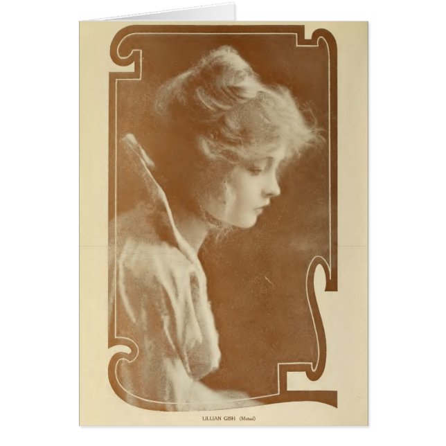 Portrait d'actrice de film silencieux de Lillian (Devant)