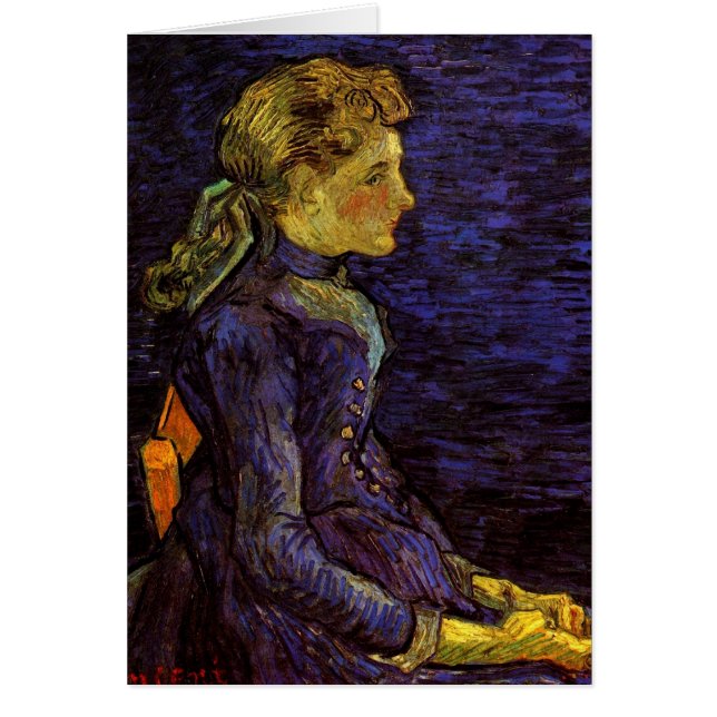 Portrait d'Adeline Ravoux par Vincent van Gogh (Devant)