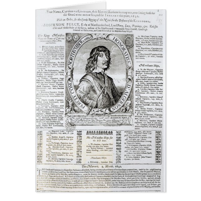 Portrait d'Algernon Percy (Devant)