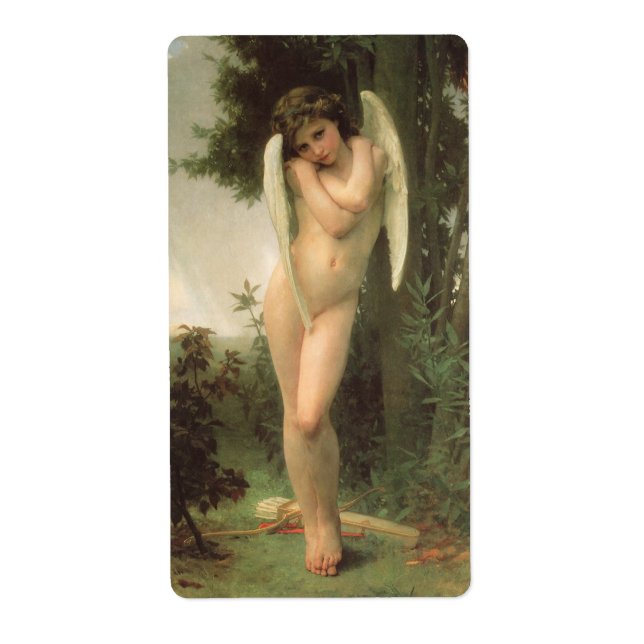 Portrait d'ange de Cupid (Cupidon) par Bouguereau (Devant)