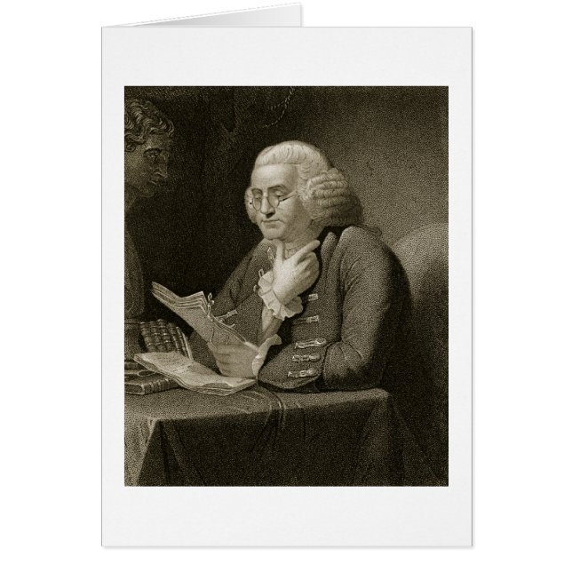 Portrait de Benjamin Franklin, gravé par Thomas (Devant)