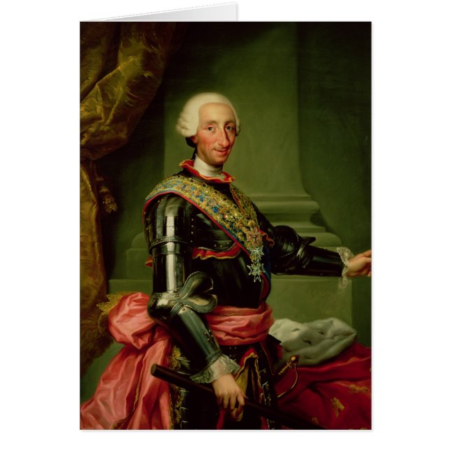 Portrait de Charles III c.1761 (Devant)