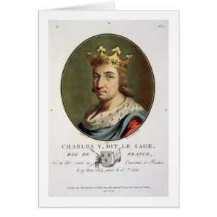 Portrait de Charles V, appelé "" le roi sage de F